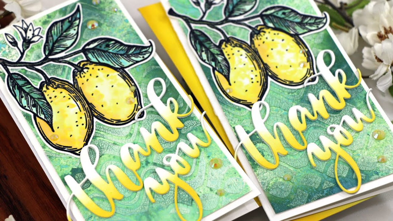 Watercolor & Crackle Texture Background with Distress Oxide Sprays ...