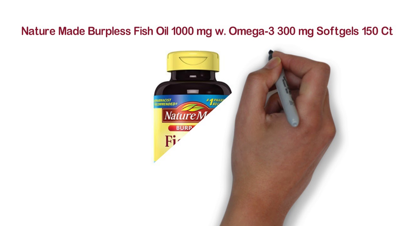 Nature Made Burpless Fish Oil 1000 YouTube