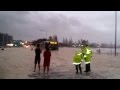 Foam Car Appears out of no where during Queensland Flooding - Australia-2013