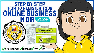 How to Register Your Online Business In BIR - Step By Step Tagalog 2024
