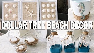 Dollar Tree DIY Coastal Beach Decor 🌊 Nautical Decor