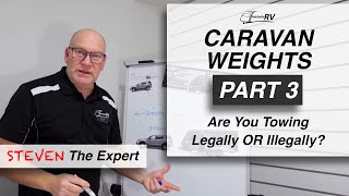 Are you towing LEGALLY?  Caravan Weights PART 3