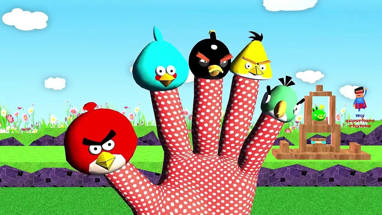 Finger Family - Angry Birds (Subscribe)