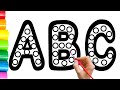 Draw Alphabets ABC POP IT For Children