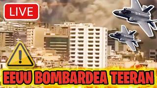 🔴DIRECTO URGENTE:  EEUU BOMBARDEA TEERAN ⚠️ IRAN HUNDE PETROLEROS EN ORMUZ