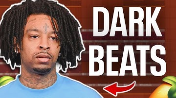 How To Make DARK SAMPLED Beats For 21 Savage 🔥 | FL Studio Tutorial