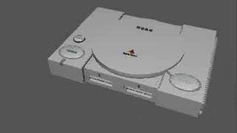3d playstation model ac3d