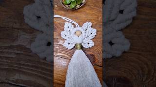 Angelito de macramé #macrame #diy #macramelove #macrameideas #macramepatterns #navidad #navidad2023