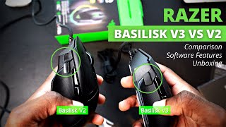 NEW Razer Basilisk V3 vs V2 | Review, Comparison, Software Features and Unboxing