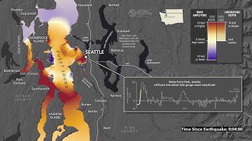 Tsunami wave simulation for central Puget Sound, Wash.