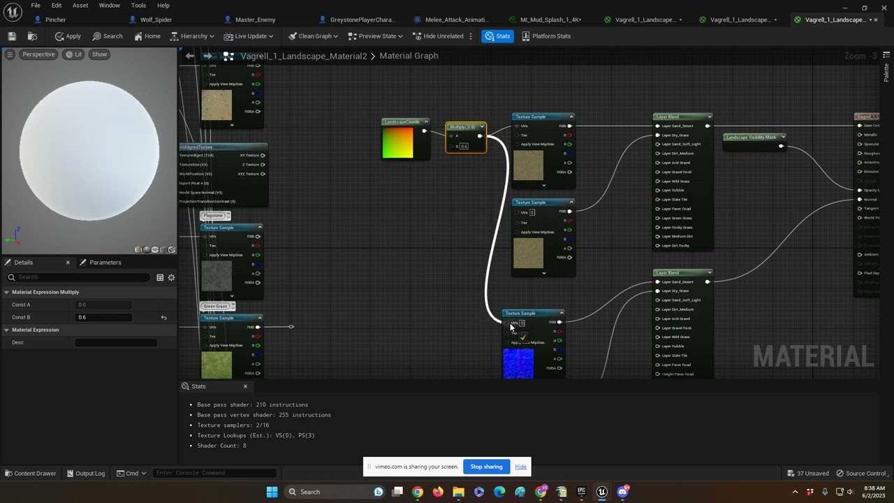 Unreal 5 How to clean up and organize your landscape materials.