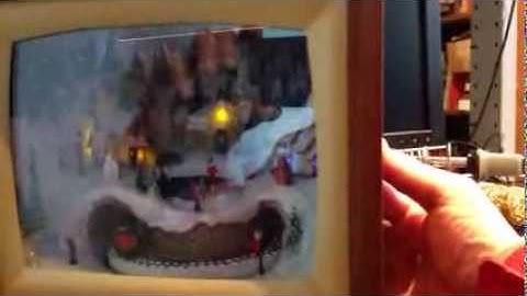 Arduino-ized Christmas Train Scene