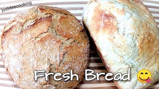 No-knead Bread/Easy Bread Recipe (Anyone Can Do This 😉)