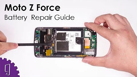 Can you replace the battery in a moto Z force?