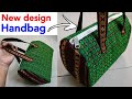        handbag making at home with cloth bag banane ka tarika new design
