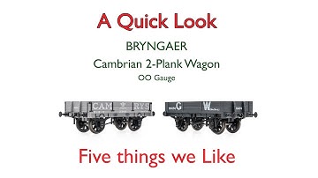 Bryngaer Cambrain Railways 2-Plank OO Gauge wagon