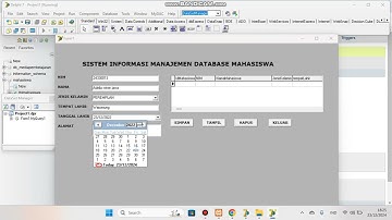 Ujian Responsi Membuat Aplikasi CRUB Menggunakan Delphi 7