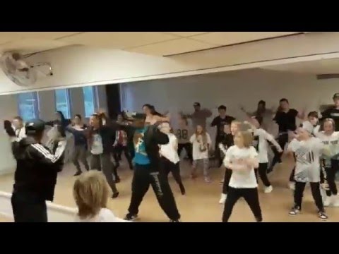 Robert Taylor Jr Teaches To "Panda" remix In Lund, Sweden - April 21st, 2016