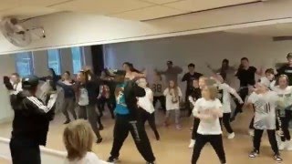 Robert Taylor Jr Teaches To "Panda" remix In Lund, Sweden - April 21st, 2016