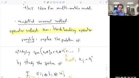 Benoit Collins: Around the operator norm convergence of random matrices in free probability, Part 3