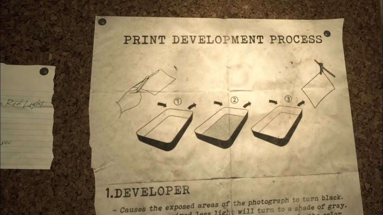 The Medium 16 Search the hidden room / Photo Development / MULTIGRADE