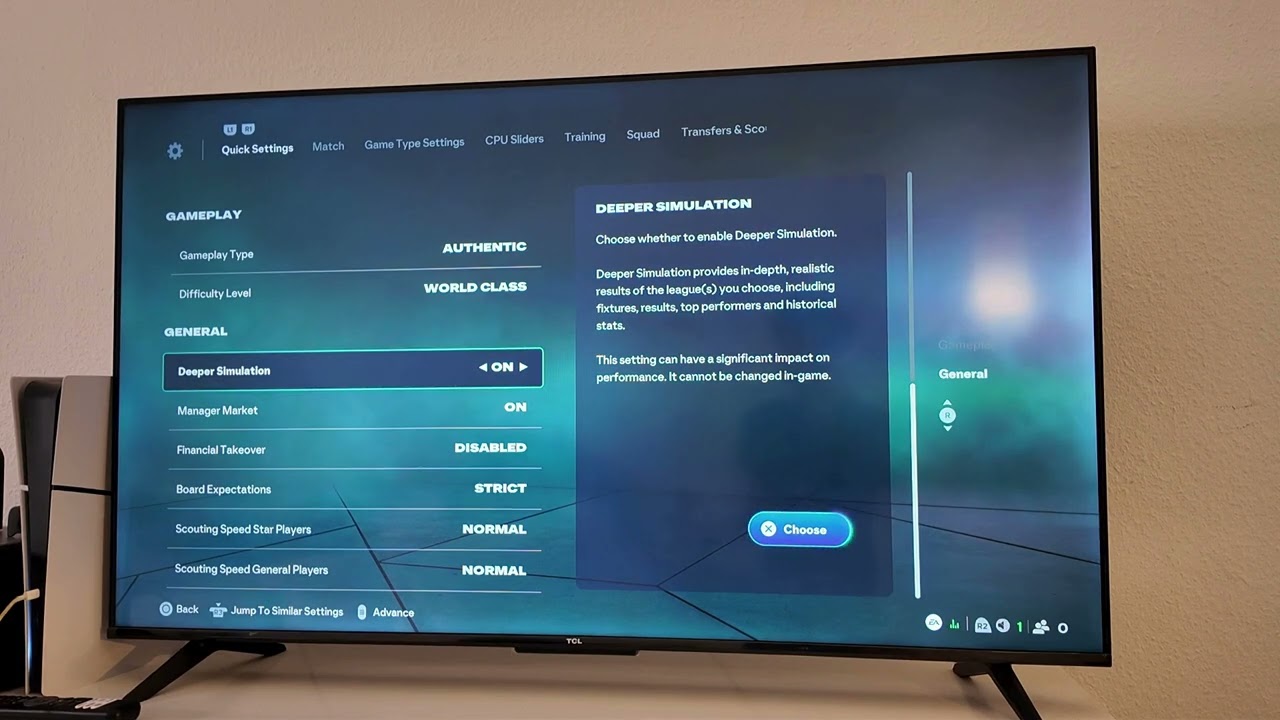 What Does Deeper Simulation Do in Career Mode FC26?