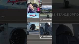 Prince gets jumpscared by...wind. #gaming #funny #flightsimulator