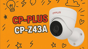 CP Plus CP-Z43A Wi-Fi Security Camera | Best CCTV Camera for Home & Office 2025