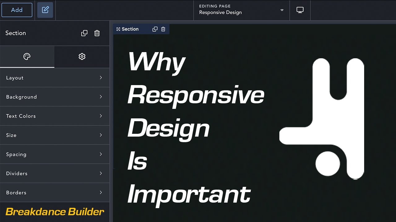 A Beginners Guide to Responsive Web Design in Breakdance Builder - YouTube