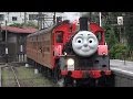 大井川鐵道 トーマス走った！ 2015 12 千頭駅のジェームス