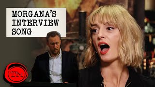Alex  Horne Interviews Morgana Robinson with a very annoying song | Taskmaster
