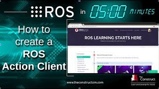 [ROS in 5 mins] 035 - How to create a ROS Action Client