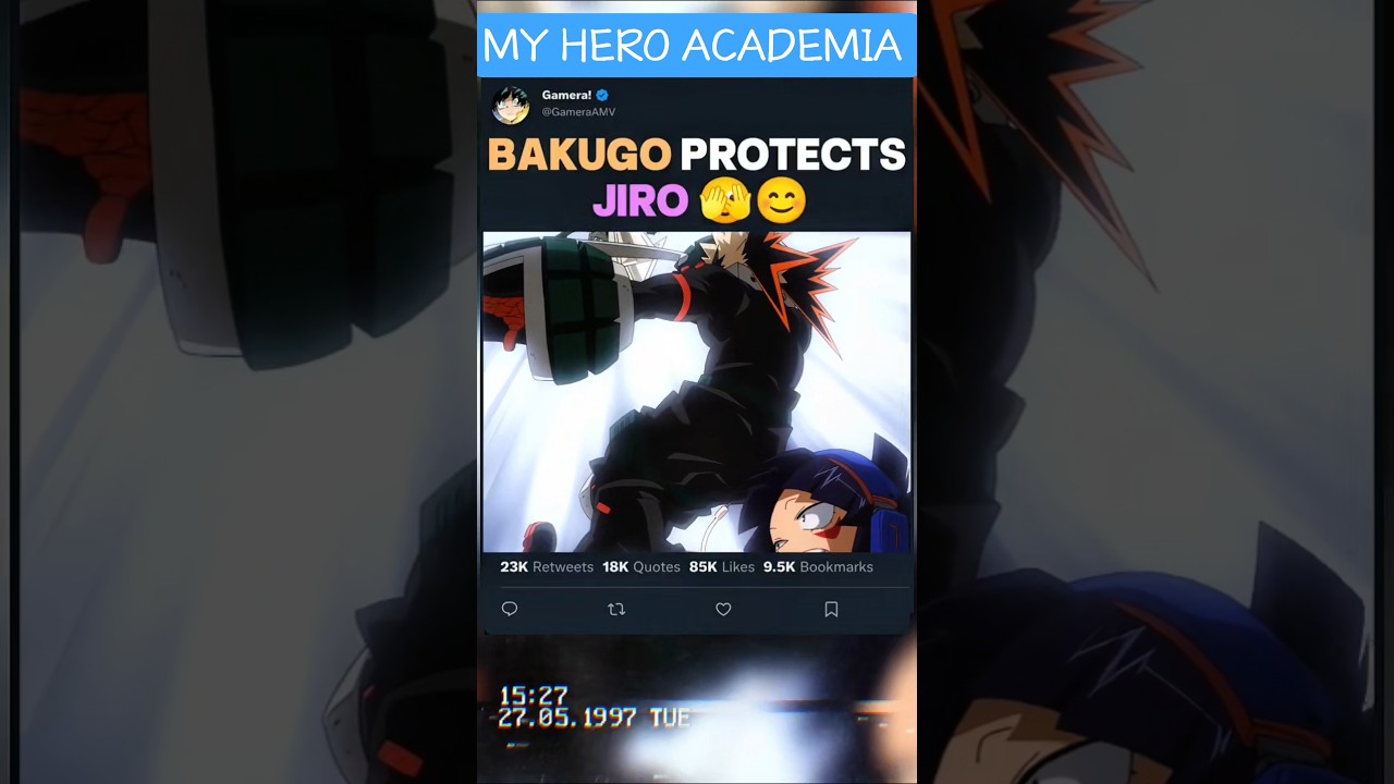 BAKUGO protects JIRO 🫣😊 | #myheroacademia #edit #mha #amv #anime