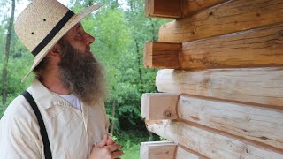 SAGGING RIDGE BEAM on the LOG CABIN and the FIX rugh oh George