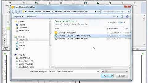 F A S T  WellTest™ Training Video   Chapter 2 Importing Data
