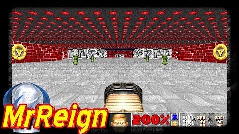 DOOM 2 - UPDATED WOLFENSTEIN LEVEL PS4 PRO SHOWCASE - WIDESCREEN 1080p 30 FPS