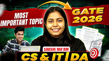 Most Important Topic GATE 2026 | CS & IT | DA