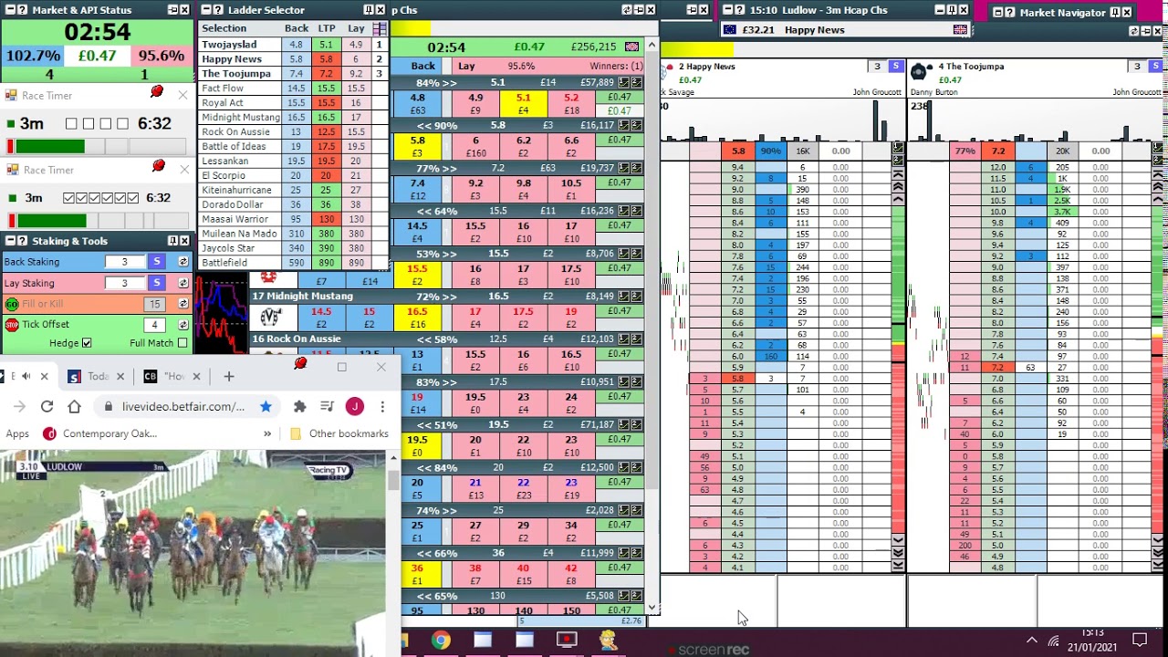 Day 01, Race 06 -£25   £500 Inplay Trading 1 month Challenge