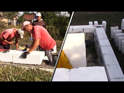 Новый объект | Домик из газобетона | Первый ряд