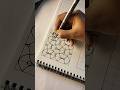 Simple Drawings Grid Pattern #art #zentanglelegend #drawing #satisfying #shorts