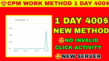 cpm work 1day 400 $ earning🔥 Cpm Work New Trick🔥 cpm trick🔥 Cpm Work Kaise Kare🔥 best Cpm Work