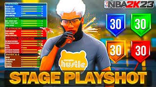 *NEW* BEST COMP STAGE PLAYSHOT BUILD in NBA 2K23 CURRENT GEN! BEST SHOT CREATOR GUARD BUILD in 2K23!