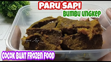 Resep Paru Sapi Bumbu Ungkep Yang Simple dan Enak Banget
