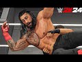 Roman Reigns vs Bron Breaker WWE 2K24 Extreme Rules #wwe2k24 #wwe2k23 #wwe