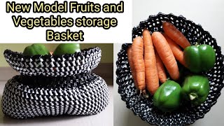 New Model Fruits and Vegetables storage Basket making tutorial