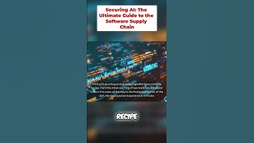 AI Supply Chain Under Threat? Secure It Now! #shorts