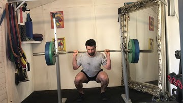 Cluster Back Squat (5x1)