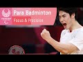 🏸 Para Badminton's Focus and Precision 🥺 | Paralympic Games