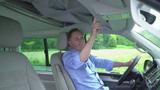 Volkswagen California T6 - Open the pop up roof