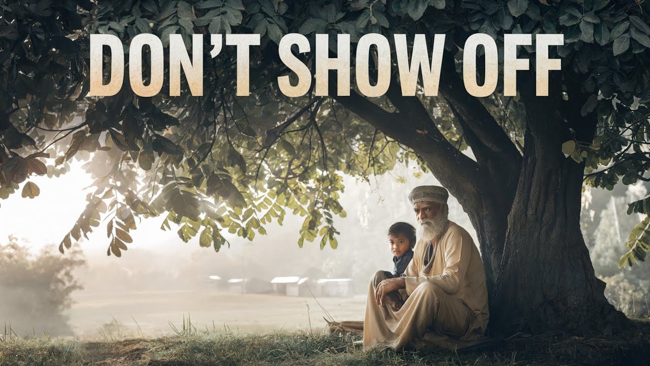 Don't Show of | The Art of Quiet Success | A Motivational Story - YouTube